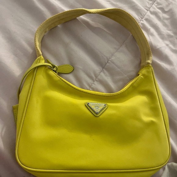 Yellow Prada handbag - Picture 1 of 2